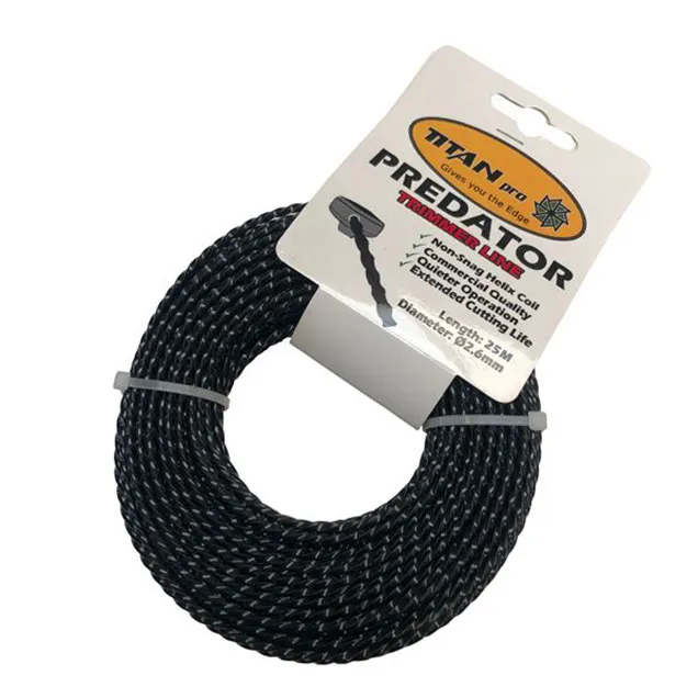 Order a Our new range of helix coil trimmer line, for use with the Titan Pro range of brush cutters. This line is also compatible with many other brush cutters.